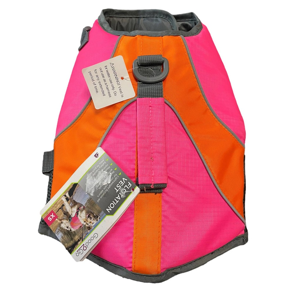 Good 2 Go NWT Floatation Vest for Dogs Size XS Pink Orange